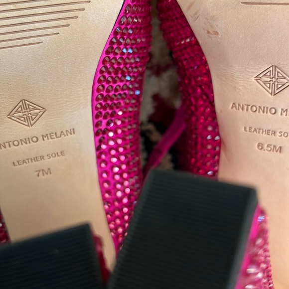 Antonio Melani x Breast Cancer Awareness Capsule Hotfix Rhinestone Platform Pump - Picture 12 of 13